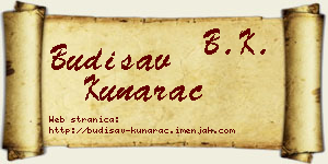 Budisav Kunarac vizit kartica